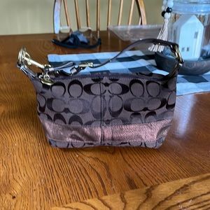 Coach signature wristlet